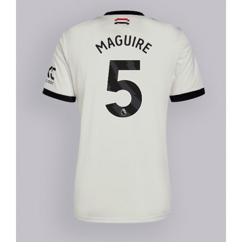 Fotbalové Dres Manchester United Harry Maguire #5 Alternativní 2024-25 Krátký Rukáv